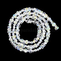 Electroplate Glass Beads Strands&nbsp;EGLA-B007-01A-AB01