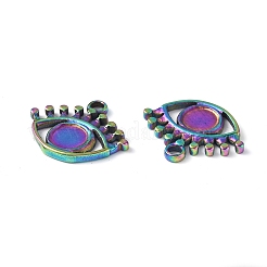 Ion Plating(IP) 304 Stainless Steel Pendant Cabochon Settings&nbsp;STAS-I694-38MC