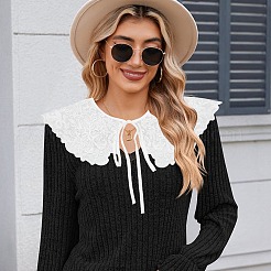 Detachable Polyester Embroidery Lady's Collars&nbsp;DJ-PW-WG59603-01