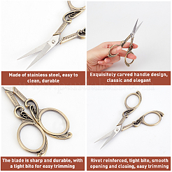 2Pcs 2 Style Stainless Steel Scissors&nbsp;TOOL-SC0001-32