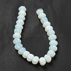 オパールビーズ連売り  カボチャ  12x7.5~8mm  穴：1.4mm  約25個/連  7.48~7.87''（19~20センチメートル）&nbsp;G-G142-A19-01