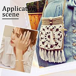 6Pcs Brass Spring Gate Rings&nbsp;FIND-SC0010-95