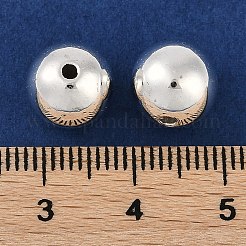 Ccbプラスチックラウンドビーズ  銀  9.5mm  穴：1.8mm&nbsp;ALUM-U001-08D-06