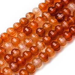 Natural Carnelian Beads Strands&nbsp;G-P587-D06-02