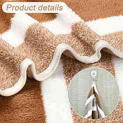 Polyester Stripe Towel&nbsp;AJEW-FZC0001-007F