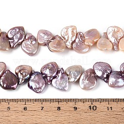 Natural Baroque Keshi Pearl Beads Strands&nbsp;PEAR-N020-P23-01A