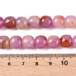 Dyed Natural White Jade Beads Strands&nbsp;G-T138-D07