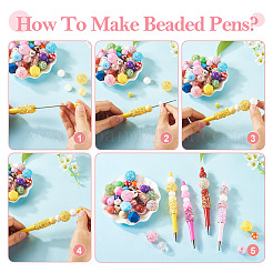 8Pcs Star Sequin Ball-Point Pen&nbsp;FIND-TA0006-16