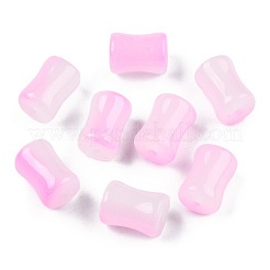 Transparent Spray Painted Glass Beads&nbsp;GLAA-N035-035-C09