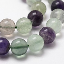 Natural Fluorite Bead Strands&nbsp;X-G-D840-56-6mm-AB