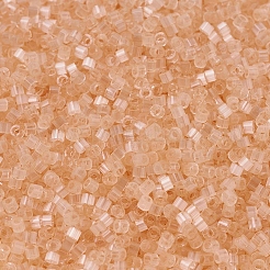 MIYUKIデリカビーズ  シリンダー  日本製シードビーズ  11/0  （db0821)淡いアプリコットシルクサテン  1.3x1.6mm  穴：0.8mm  約10000個/袋  50 G /袋&nbsp;SEED-X0054-DB0821