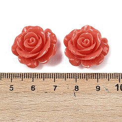 Dyed Synthetic Coral Carved Beads&nbsp;CORA-Z001-01A-02