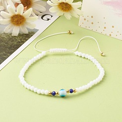 Adjustable Nylon Thread Braided Bead Bracelets Set&nbsp;BJEW-JB06440