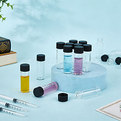 Glass Screw Top Bead Storage Tubes&nbsp;CON-WH0001-88