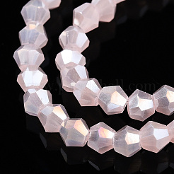 Imitation Jade Electroplate Glass Beads Strands&nbsp;EGLA-A039-J2mm-B07