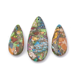 Natural Regalite/Imperial Jasper/Sea Sediment Jasper Pendants&nbsp;G-S328-003P