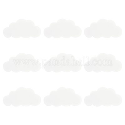 クラフト紙200枚  雲  ホワイト  51.5x100x0.4mm&nbsp;AJEW-SP0003-27B-1