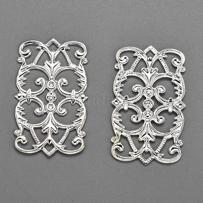 Brass Filigree Joiners&nbsp;KK-E710-57S-1