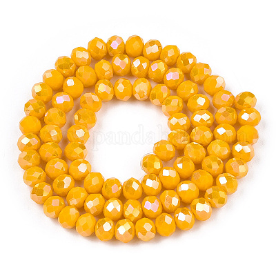 Electroplate Glass Beads Strands&nbsp;EGLA-A034-P3mm-B26-1