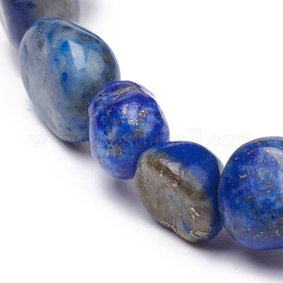 Natural Lapis Lazuli Stretch Beaded Bracelets&nbsp;BJEW-K213-68-1