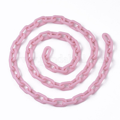 Opaque Acrylic Cable Chains&nbsp;SACR-N010-002H-1