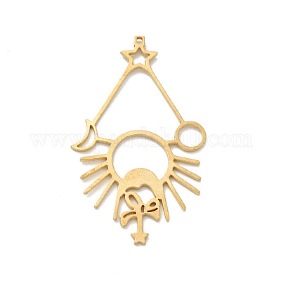 Brass Pendants&nbsp;KK-G423-20G-1