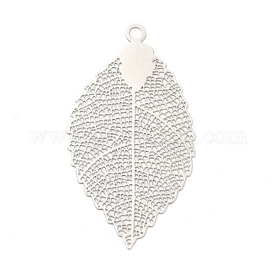 Rack Plating Brass Filigree Big Pendants&nbsp;KKC-S001-040P-1