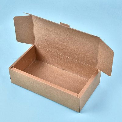 クラフト紙ギフトボックス  折りたたみボックス  長方形  バリーウッド  完成品：25x14x6.6cm 内側のサイズ：23x13x6.5cm 内側のサイズ：23x13x6.5cm 展開サイズ：44.3x55.4x0.03cmと36.6x35x0.03cm&nbsp;CON-K006-07B-01-1
