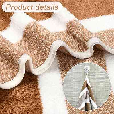 Polyester Stripe Towel&nbsp;AJEW-FZC0001-007F-1