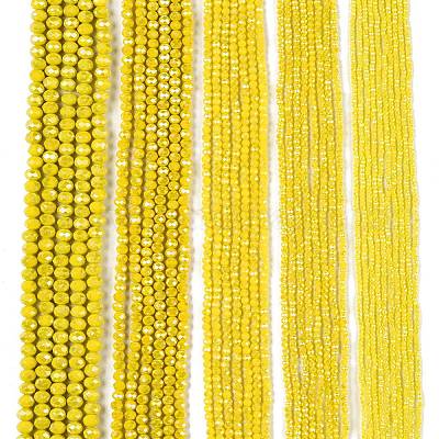 Electroplate Glass Beads Strands&nbsp;EGLA-A044-P3mm-B04-1