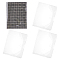 Rectangle A5 PVC Book Covers, Clear, 385x245x0.6mm