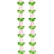 Transparent Glass Bead Strands, Flower, Misty Rose, 10x8x4mm, Hole: 0.8mm, about 27pcs/strand, 16.5''(42cm)