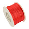 Nylon Satin Rattail Cords, Beading Threads for Bracelet Jewelry Making Chinese Knot Macrame Craft, Red, 1mm, 100yards/roll