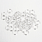 Iron Open Jump Rings, Round, Silver Color Plated, 21 Gauge, 5x0.7mm, Inner Diameter: 3.6mm, about 2200pcs/100g