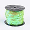 Plastic Paillette/Sequins Chain Rolls, AB Color, Light Green, 6mm