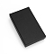 Paper Cardboard Jewelry Gift Boxes, with Velvet Inside, Rectangle, Black, 7.9x13.45x2.95cm