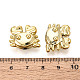 メッキアクリルビーズ  カニ  黄金メッキ  17x20.5x9mm  穴：2.8mm&nbsp;SACR-T017-88-3