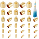 48Pcs 6 Size Brass Cord Ends&nbsp;FIND-BC0005-46-1