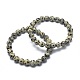 Natural Dalmatian Jasper Bead Stretch Bracelets&nbsp;BJEW-K212-B-014-1