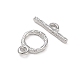 Brass Toggle Clasp&nbsp;KK-D289-53A-P-3