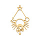 Brass Pendants&nbsp;KK-G423-20G-1