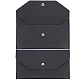 PUレザー財布  長方形  ブラック  9.7x17.5x0.4cm&nbsp;AJEW-WH20002-45C-1