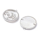 Rack Plating Brass Shell Pendants&nbsp;KK-A183-56P-2
