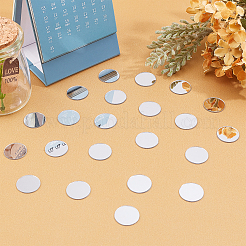Acrylic Self Adhesive Mirror Wall Stickers&nbsp;AJEW-PH0001-12-WH