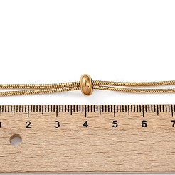 Ion Plating(IP) Adjustable 304 Stainless Steel Slider Necklaces&nbsp;NJEW-L156-004G