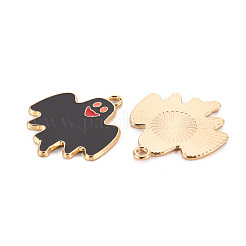 Eco-Friendly Alloy Enamel Pendants&nbsp;ENAM-T011-83B-NR