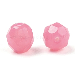 ファイアポリッシュチェコガラスビーズ  多面カット  アナナス属  ピンク  7.5~8x8mm  穴：1.2mm  約120個/袋&nbsp;LAMP-O017-151-P1M8
