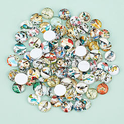 100Pcs Glass Cabochons&nbsp;GLAA-PH0001-16C
