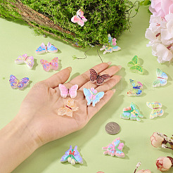 75Pcs 3 Styles Opaque Resin Enamel Cabochons&nbsp;CRES-TA0001-52