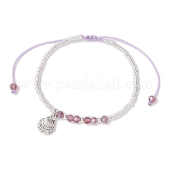 Glass Seed Beads Braided Bracelets&nbsp;BJEW-MZ00176-01